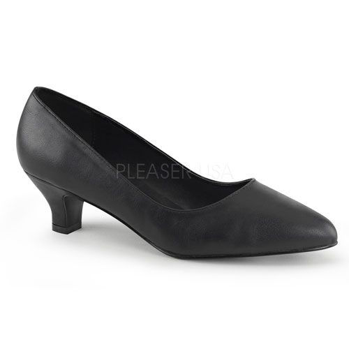 black court shoes 3 inch heel