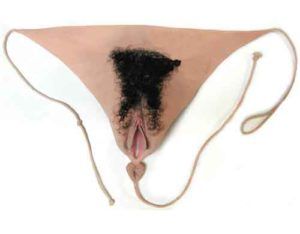 Sheath Vee-String Female Vagina Prosthesis