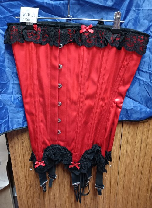 c140-long-axford-corset-redwithblacklace-front-view