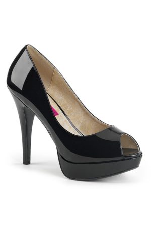 CHLOE-01 5" Large size Plaform Shoes with Peep Toe