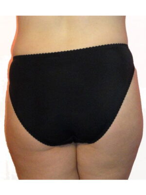 black berdita briefs from rear