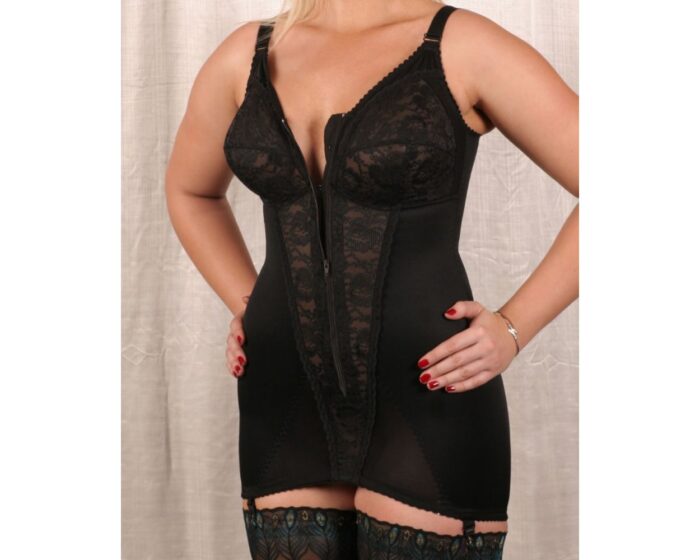 Berdita 50's style open corslet with zip