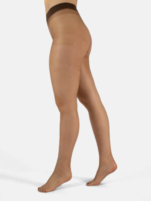 Make Up 8 denier super sheer tights in natural nude shade, full product image showing ultra‑light finish
